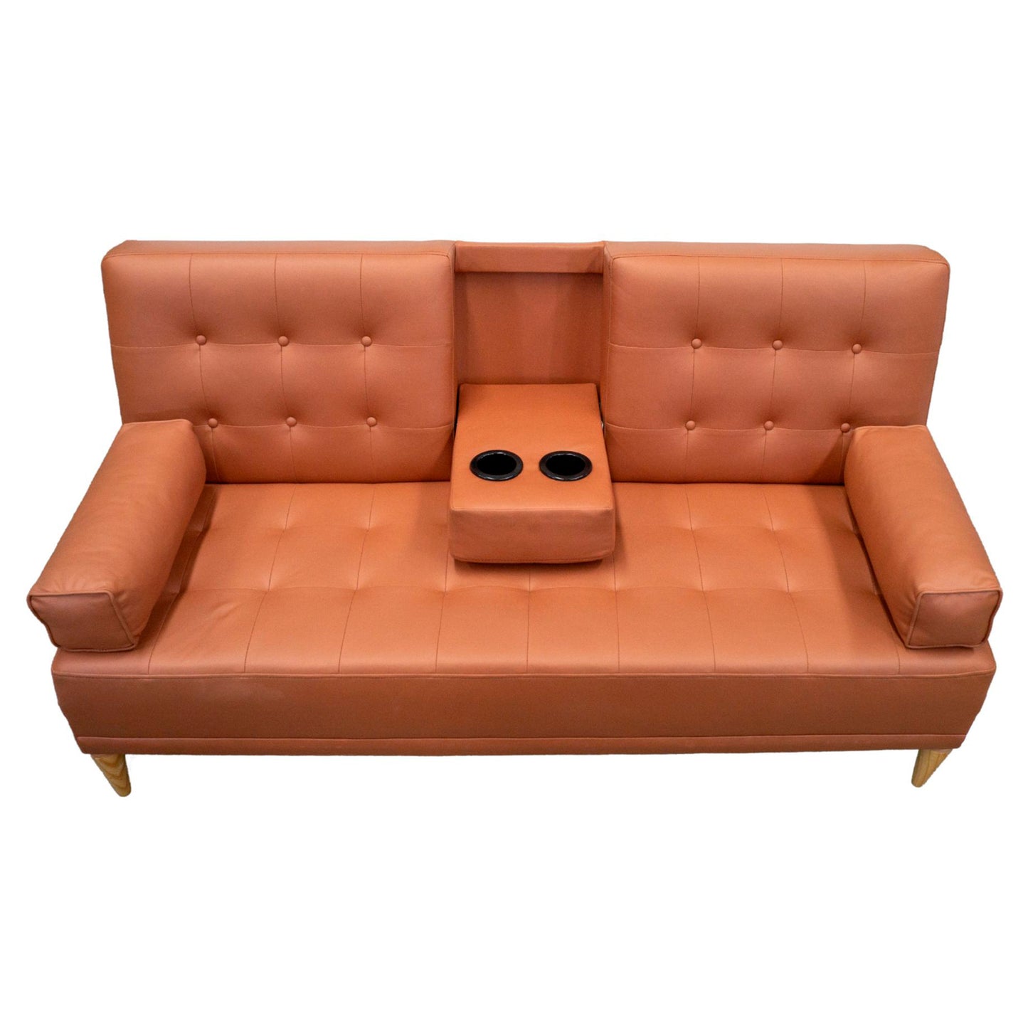 Sofá Cama Queen Vinipiel Café