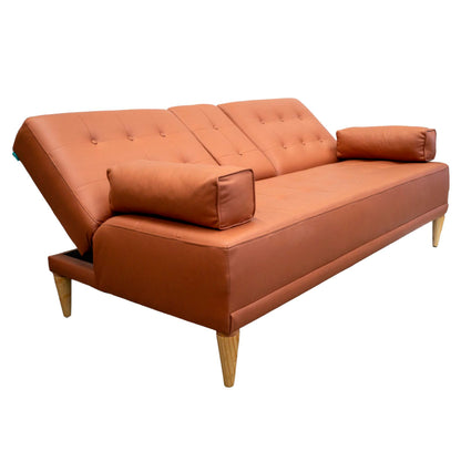 Sofá Cama Queen Vinipiel Café