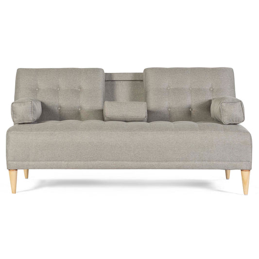 Sofá cama Queen Color Gris Claro