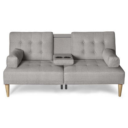 Sofá cama Queen Color Gris Claro