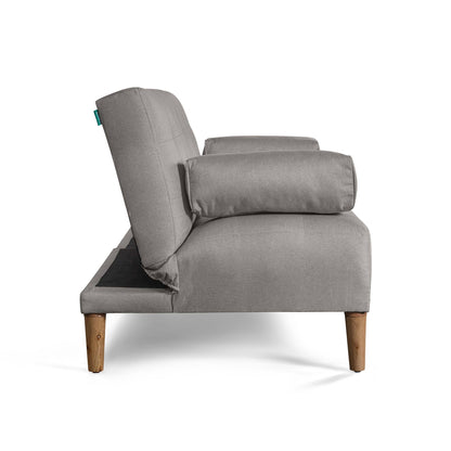 Sofá cama Queen Color Gris Claro