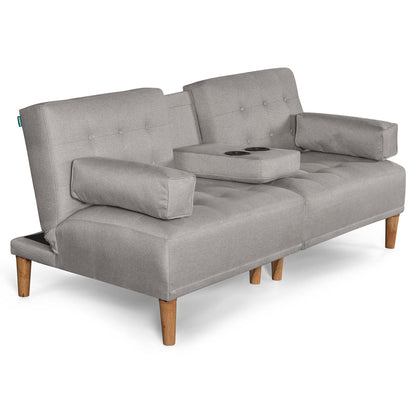 Sofá cama Queen Color Gris Claro