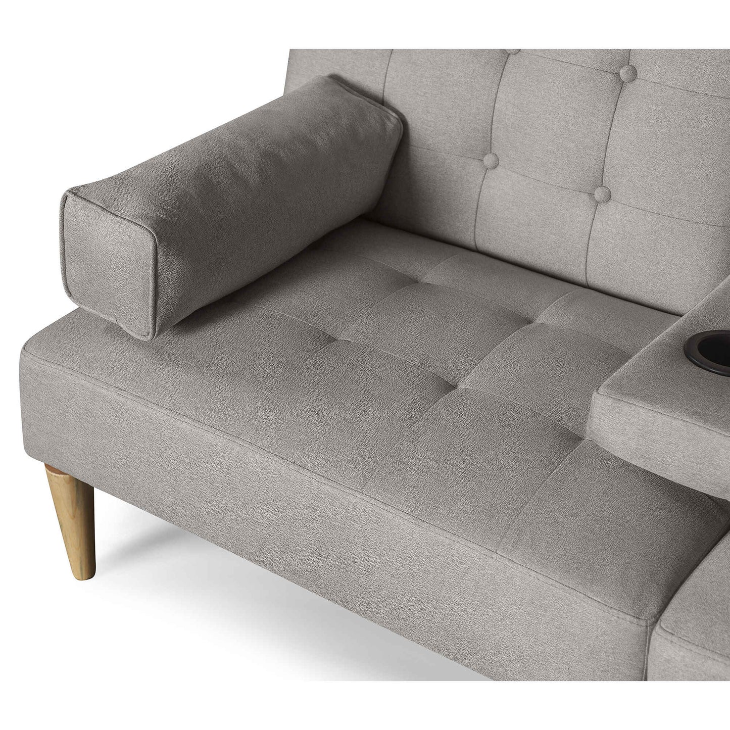 Sofá cama Queen Color Gris Claro