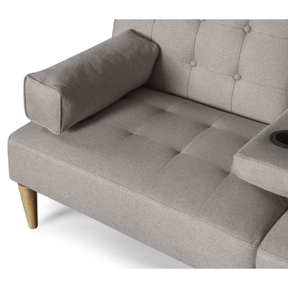 Sofá cama Queen Color Gris Claro