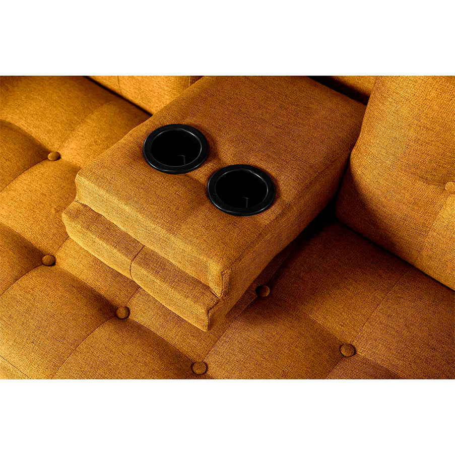 Sofá cama Queen Color Mostaza