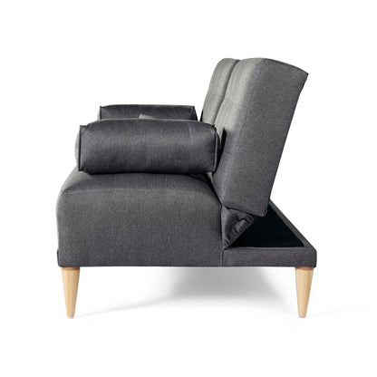 Sofá Cama Queen Color Gris Oxford