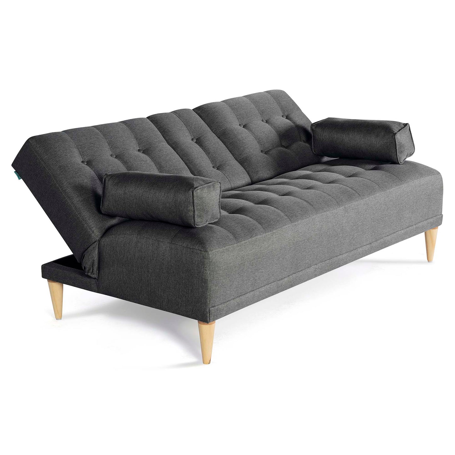 Sofá Cama Queen Color Gris Oxford