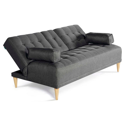 Sofá Cama Queen Color Gris Oxford