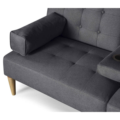 Sofá Cama Queen Color Gris Oxford