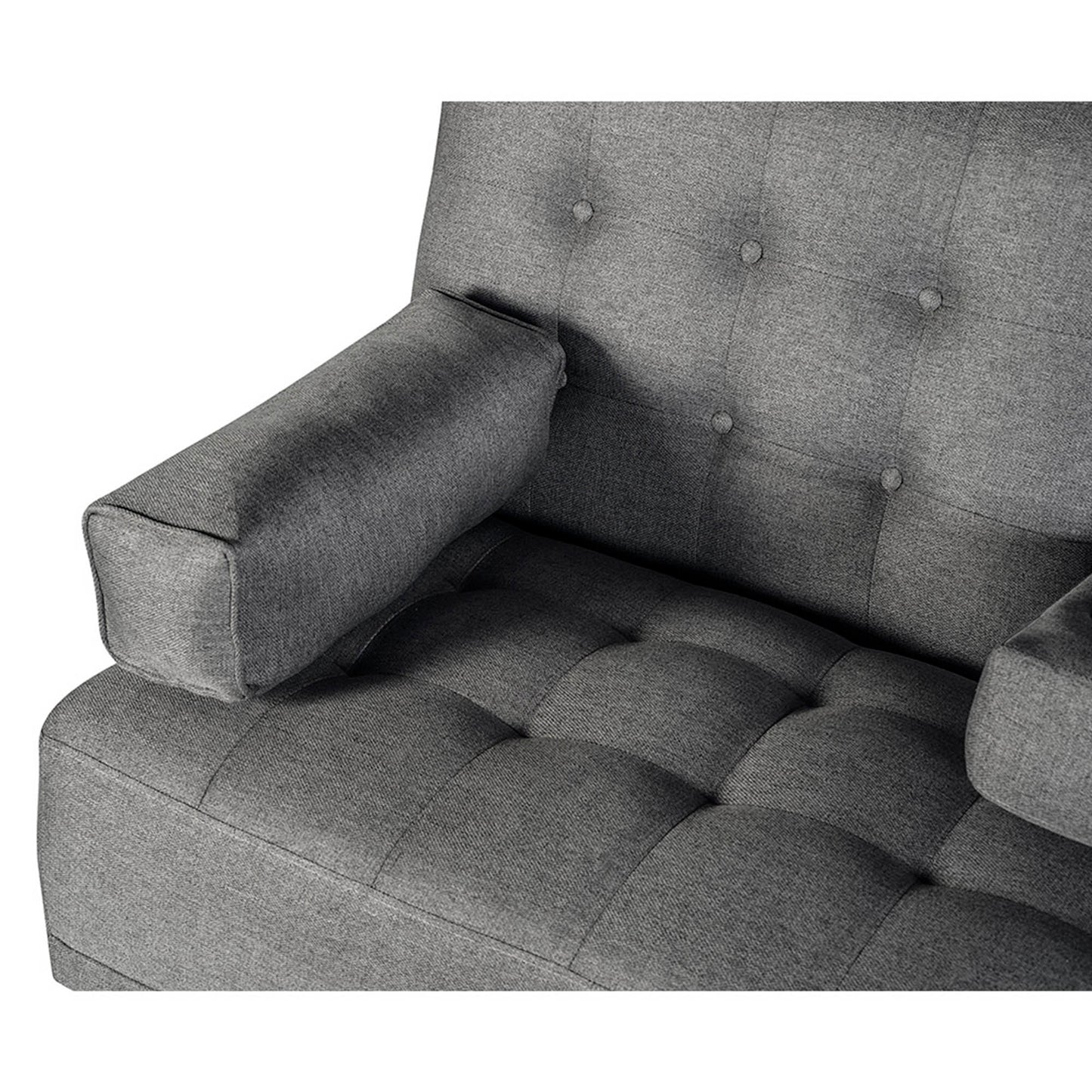 Sofá Cama Queen Color Gris Oxford