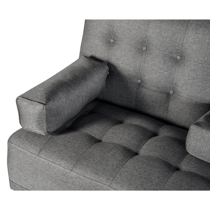 Sofá Cama Queen Color Gris Oxford