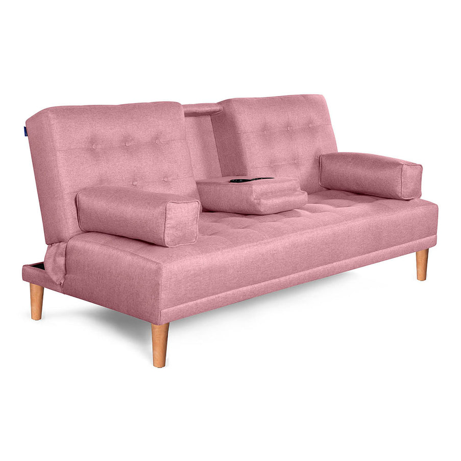 Sofá cama Queen Color Rosa