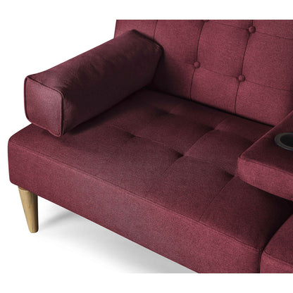 Sofá cama Queen Color Rojo