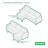 Sala Modular Chica Brunello Mostaza