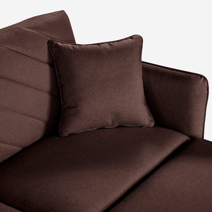 Sofá Cama + Taburete Ritz Chocolate