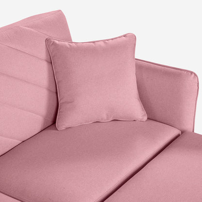 Sofá Cama + Taburete Ritz Palo de Rosa