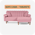 Sofá Cama + Taburete