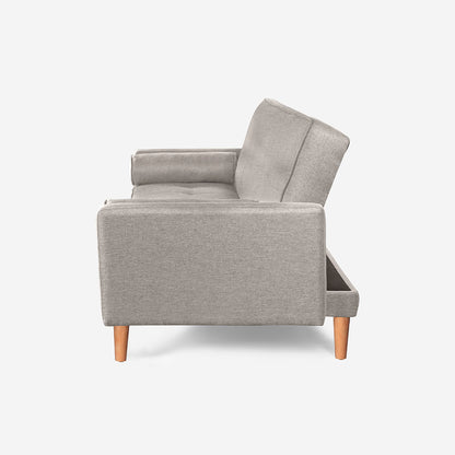 Sofá Cama Sabella Color Gris Claro - Outlet
