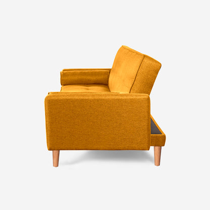 Sofá Cama Sabella Color Mostaza