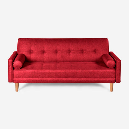 Sofá Cama Sabella Color Rojo - Outlet