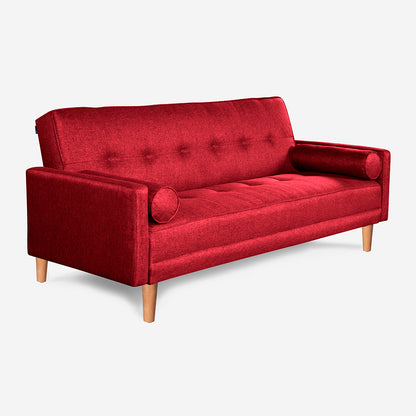 Sofá Cama Sabella Color Rojo - Outlet