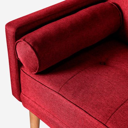 Sofá Cama Sabella Color Rojo - Outlet