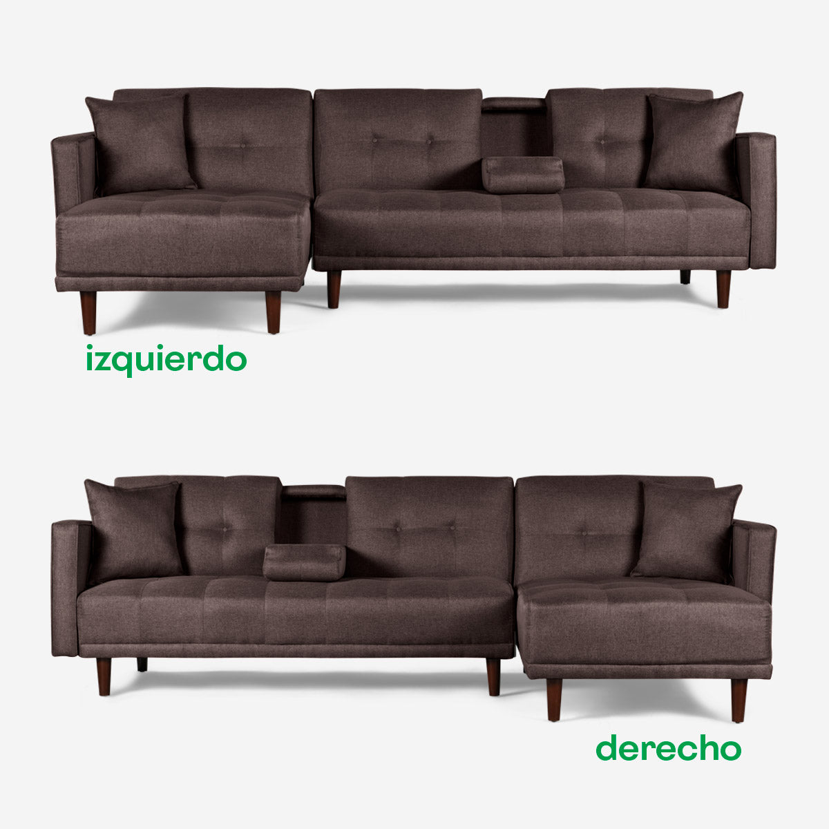 Sala Modular Harper Color Chocolate