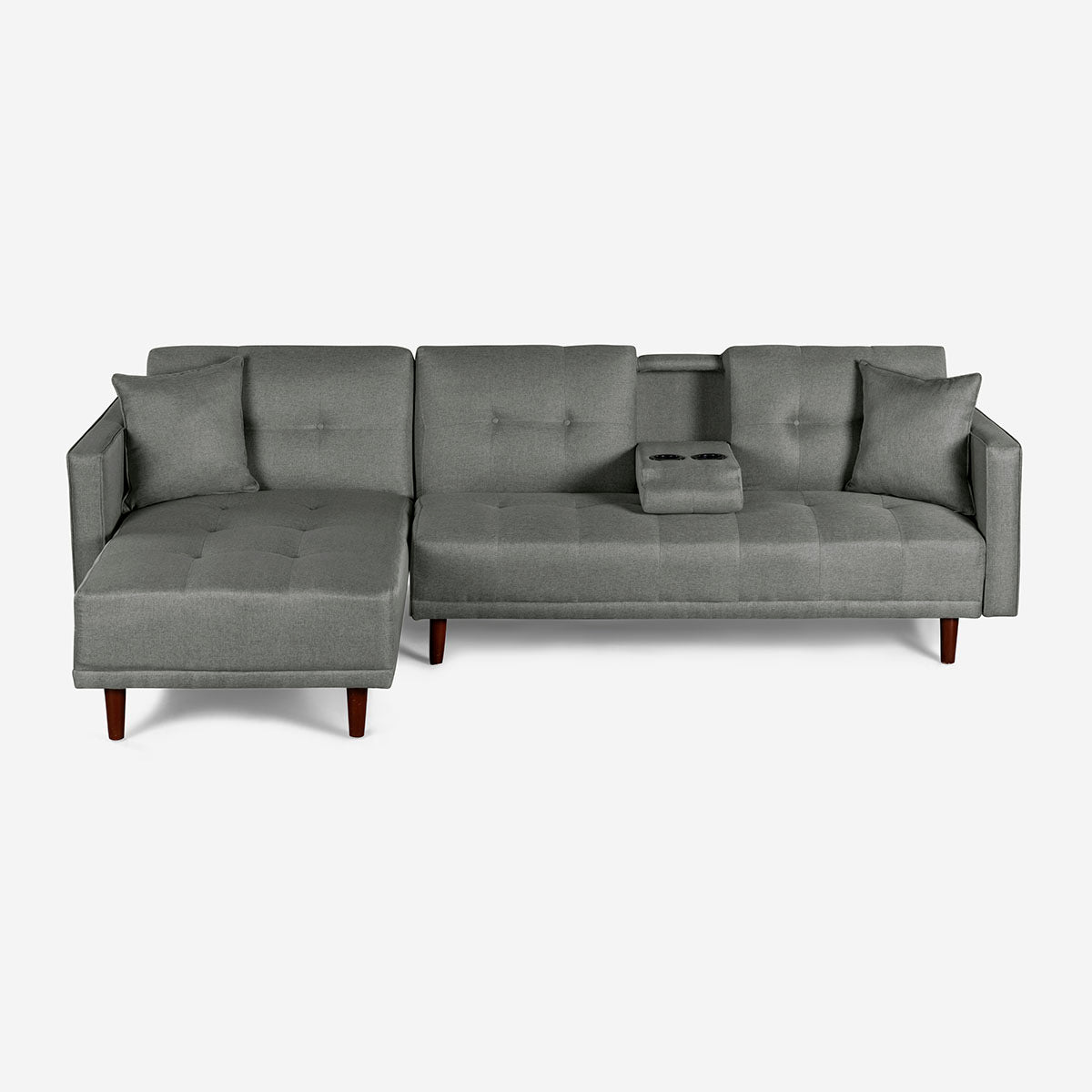 Sala Modular Harper Color Gris Claro