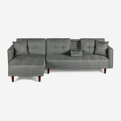 Sala Modular Harper Color Gris Claro