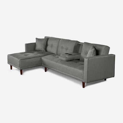 Sala Modular Harper Color Gris Claro