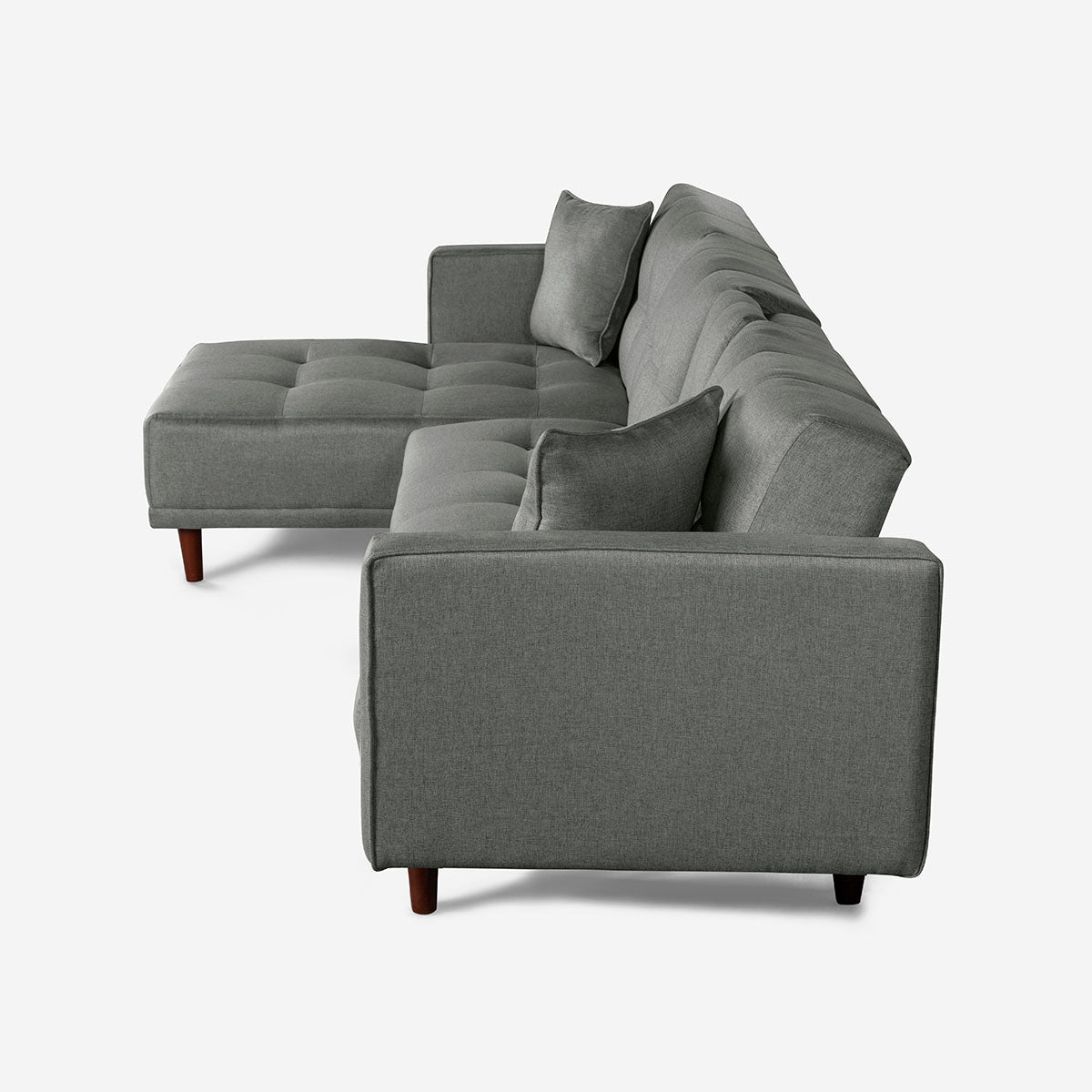 Sala Modular Harper Color Gris Claro