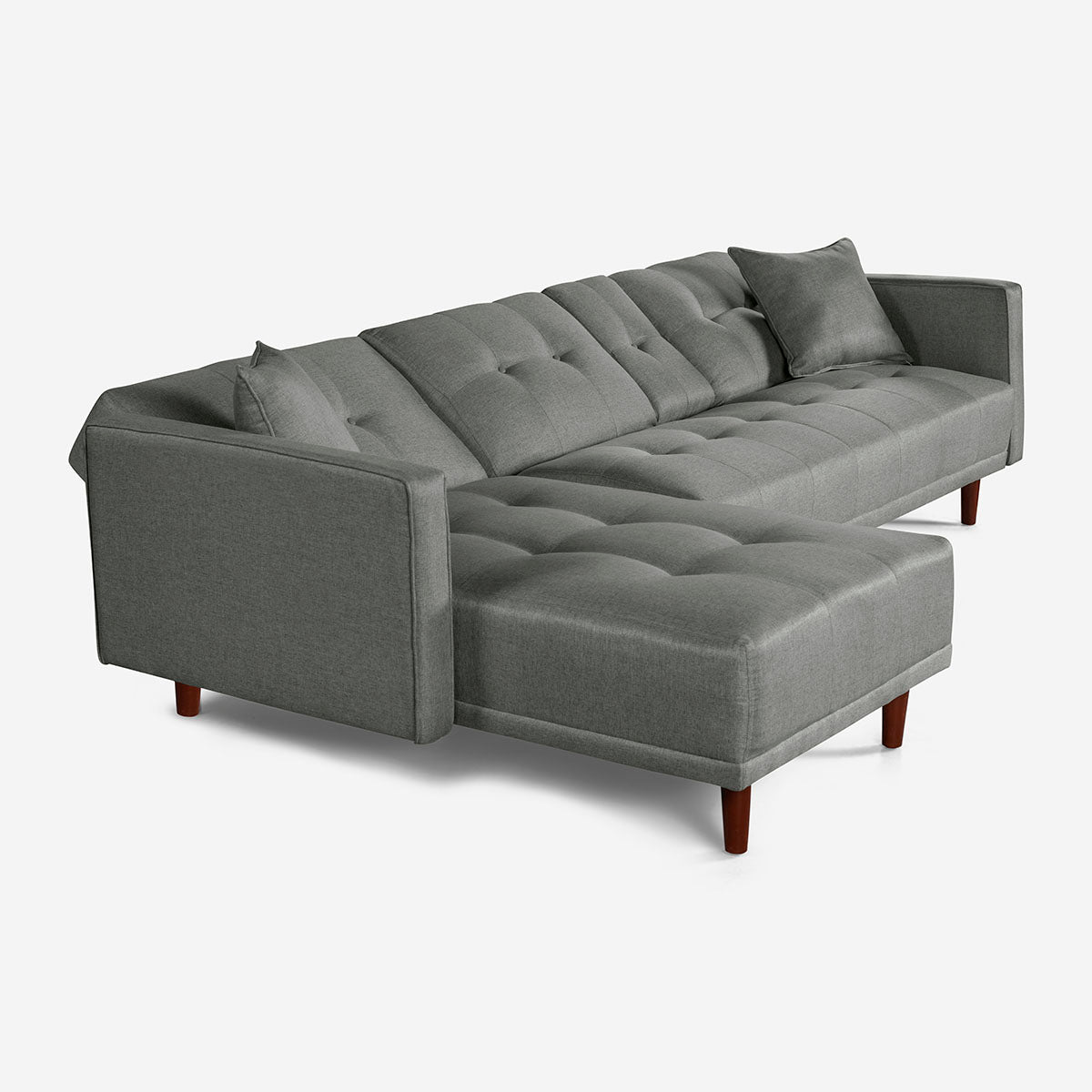 Sala Modular Harper Color Gris Claro