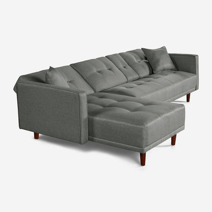 Sala Modular Harper Color Gris Claro