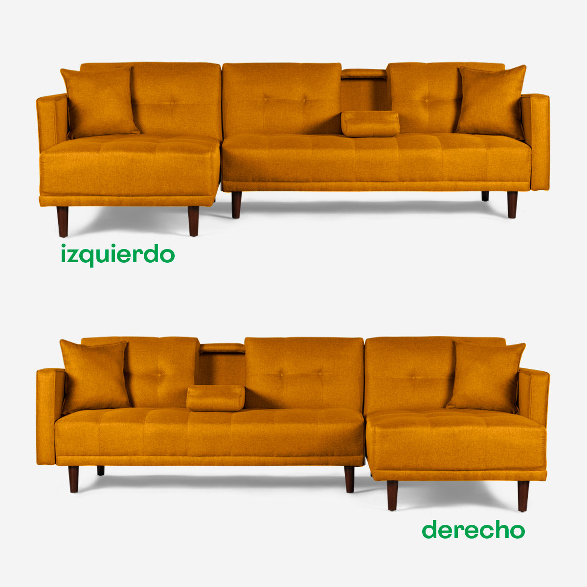 Sala Modular Harper Color Mostaza