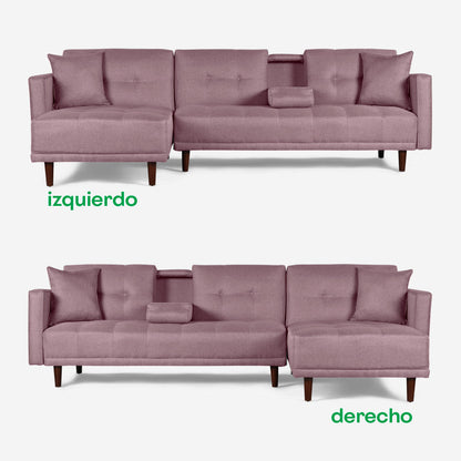 Sala Modular Harper Color Rosa