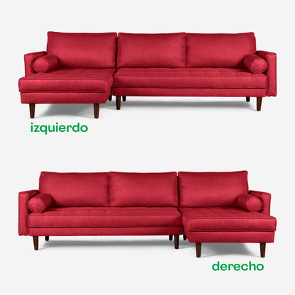 Sala Modular Nadine Color Rojo