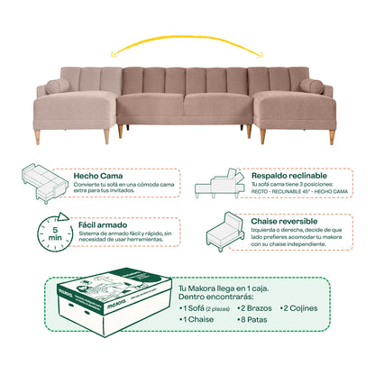 Sala Modular Scotch Rosa