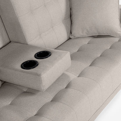 Sofá Cama Tammy Gris Claro