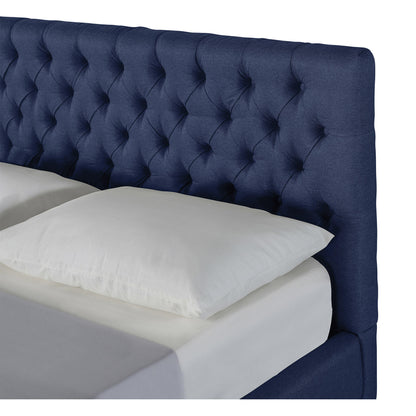 Cama Queen Velaria Azul
