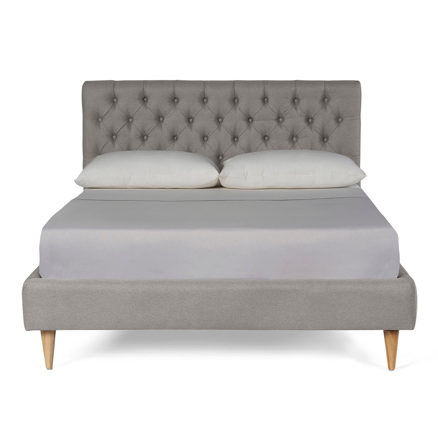 Cama Queen Velaria Gris