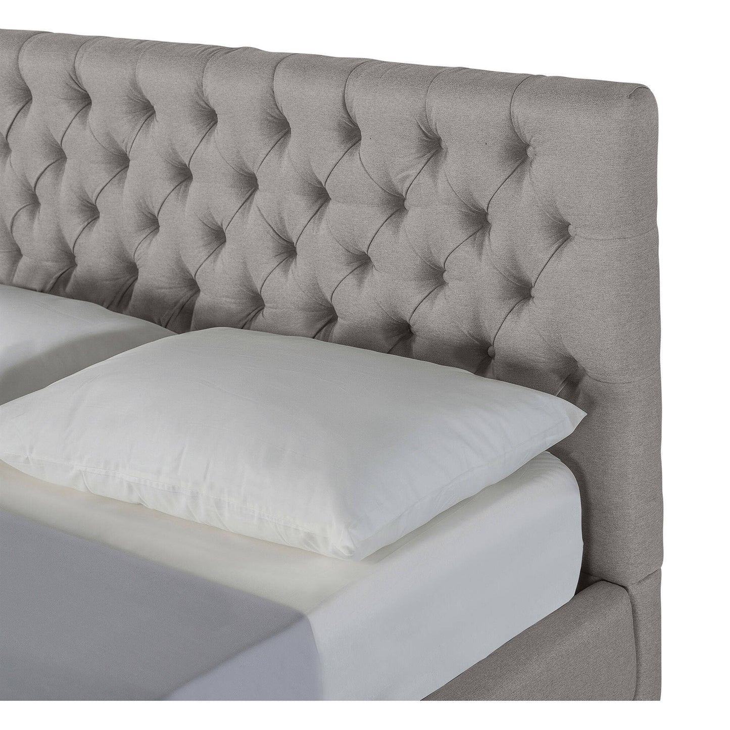 Cama Queen Velaria Gris