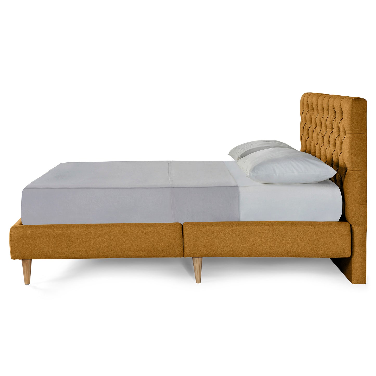 Cama Matrimonial Velaria Mostaza