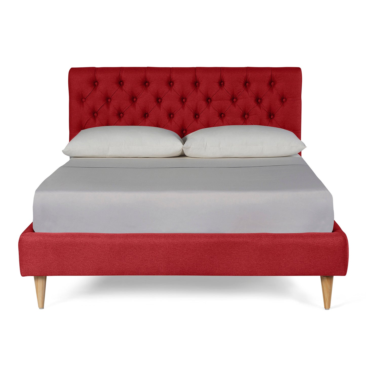 Cama Queen Velaria Rojo
