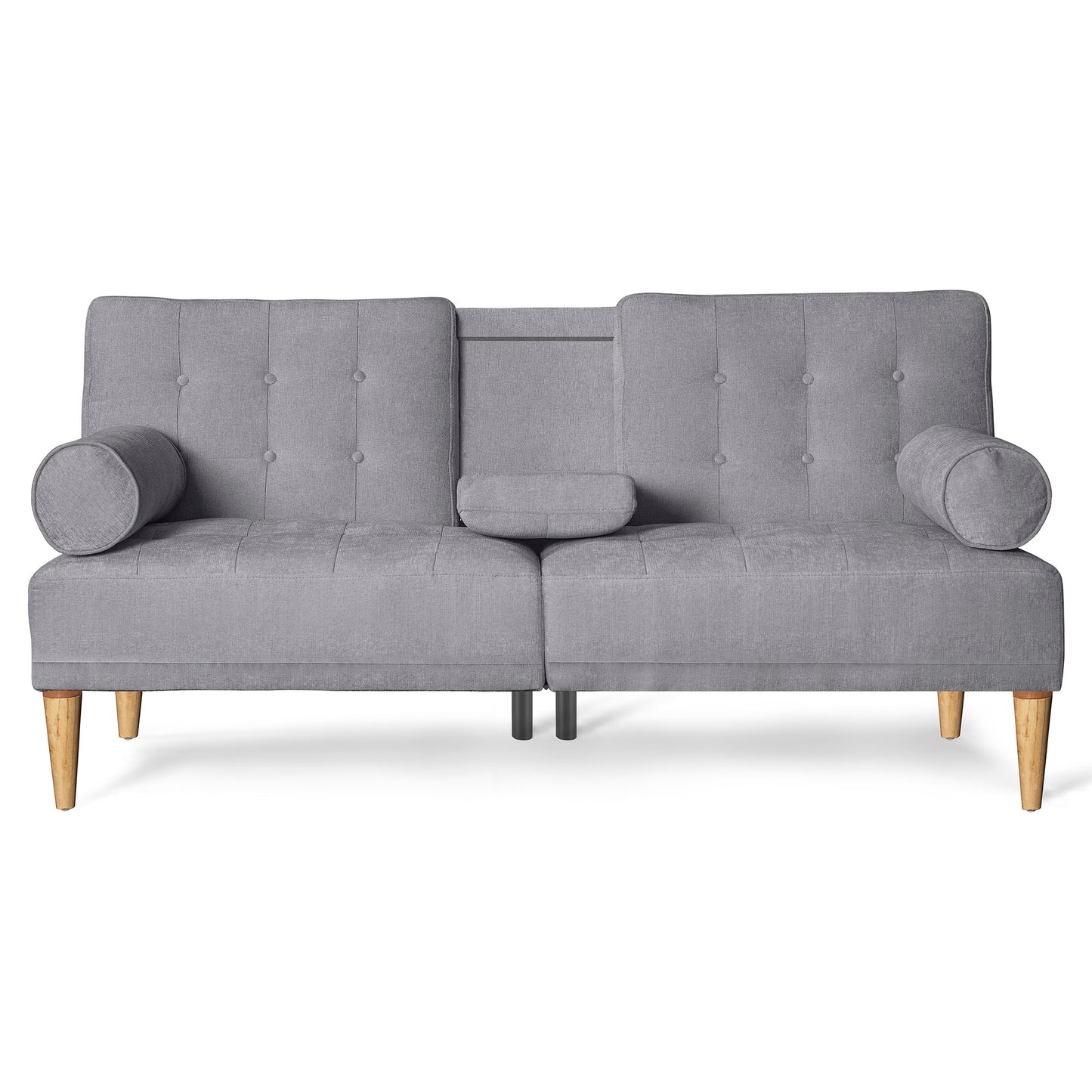 Sofá Cama Zambroni Gris Claro