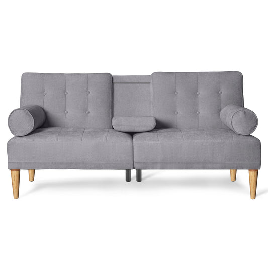 Sofá Cama Zambroni Gris Claro