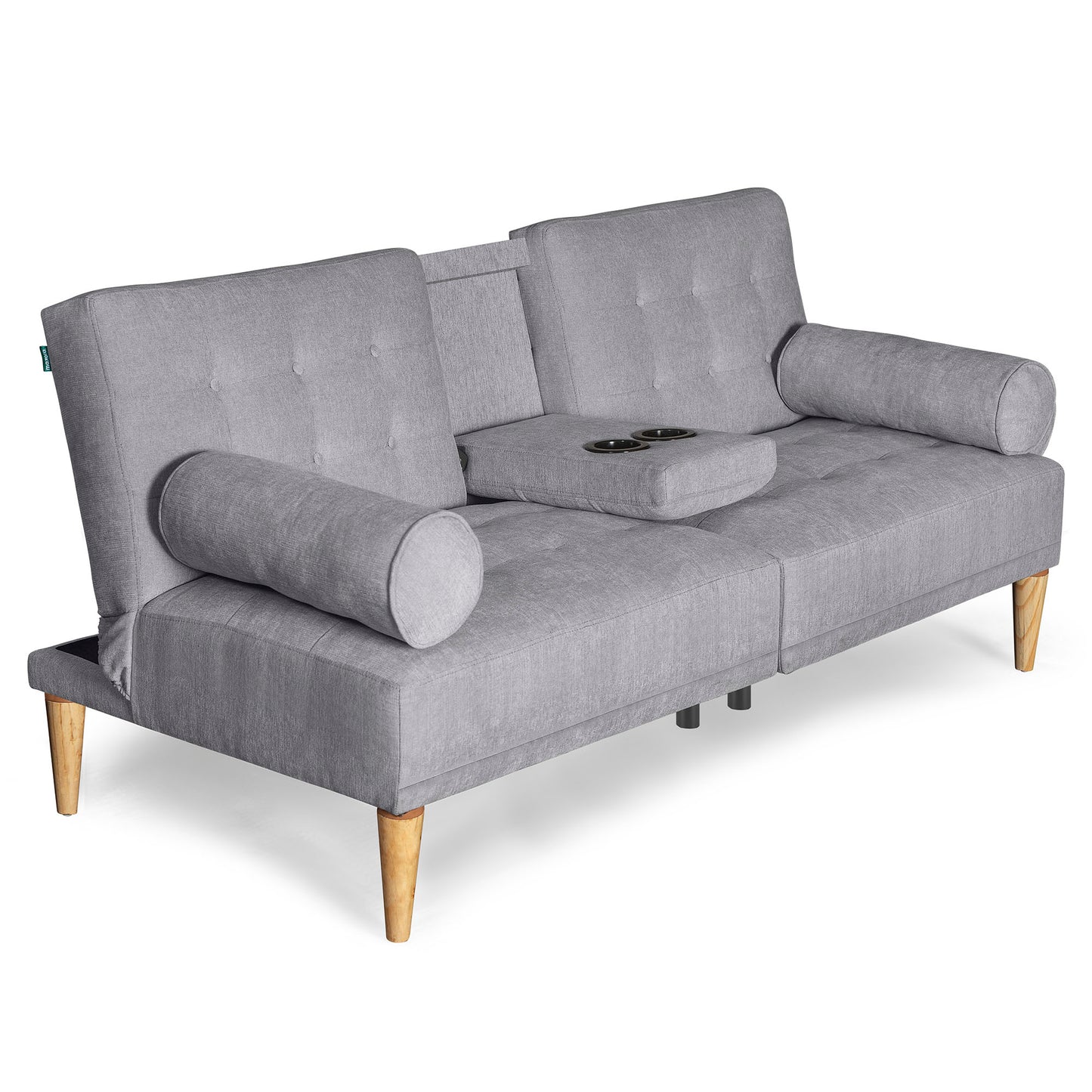 Sofá Cama Zambroni Gris Claro