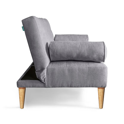 Sofá Cama Zambroni Gris Claro