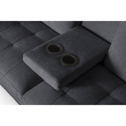 Sofá Cama Zambroni Gris Oxford