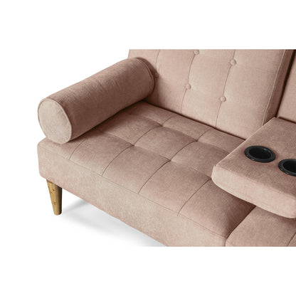 Sofá Cama Zambroni Rosa