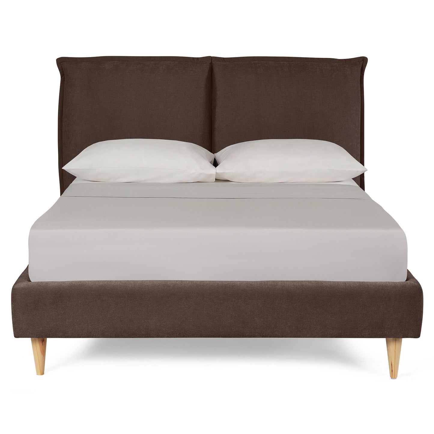 Base de Cama Matrimonial Zenvia Chocolate